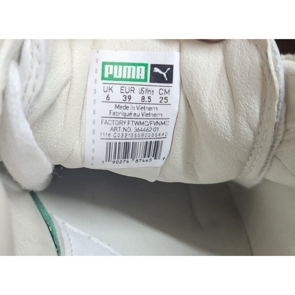 Puma Rihanna Creeper Fenty Leather Traditional White Black 364462 01 Sz 8.5 - Picture 12 of 12